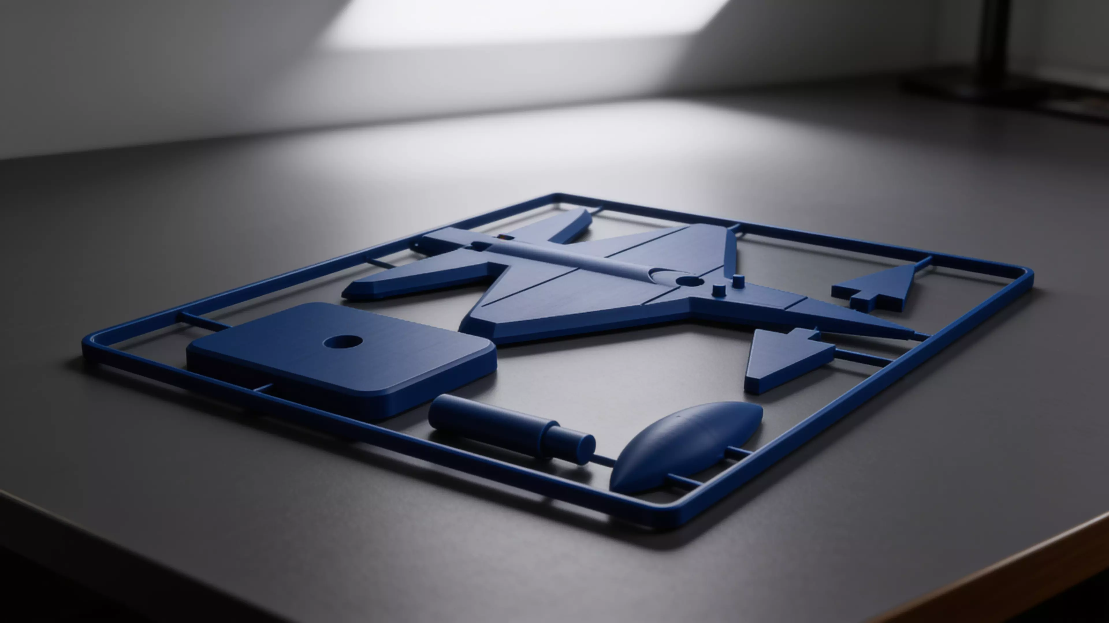A 3D-printable decorative item 15cm long.