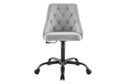 trio-supply-house-distinct-tufted-swivel-upholstered-office-chair-gray