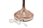 all-the-rages-classic-1-light-torchiere-floor-lamp-rose-gold-white-shade