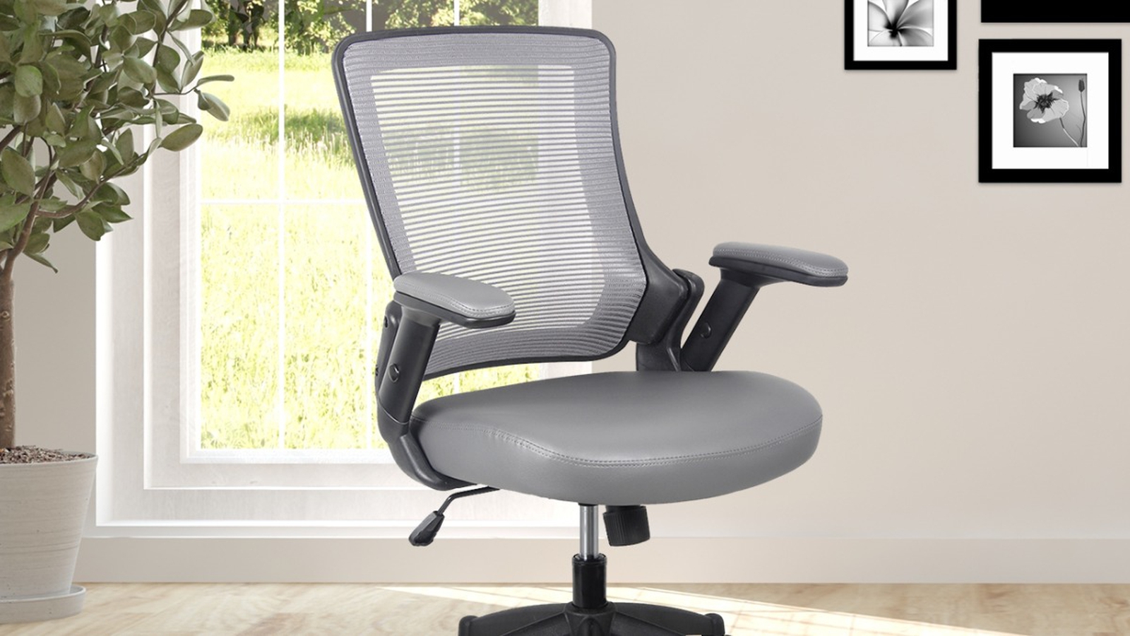 Techni Mobili MidBack Mesh Task Office Chair