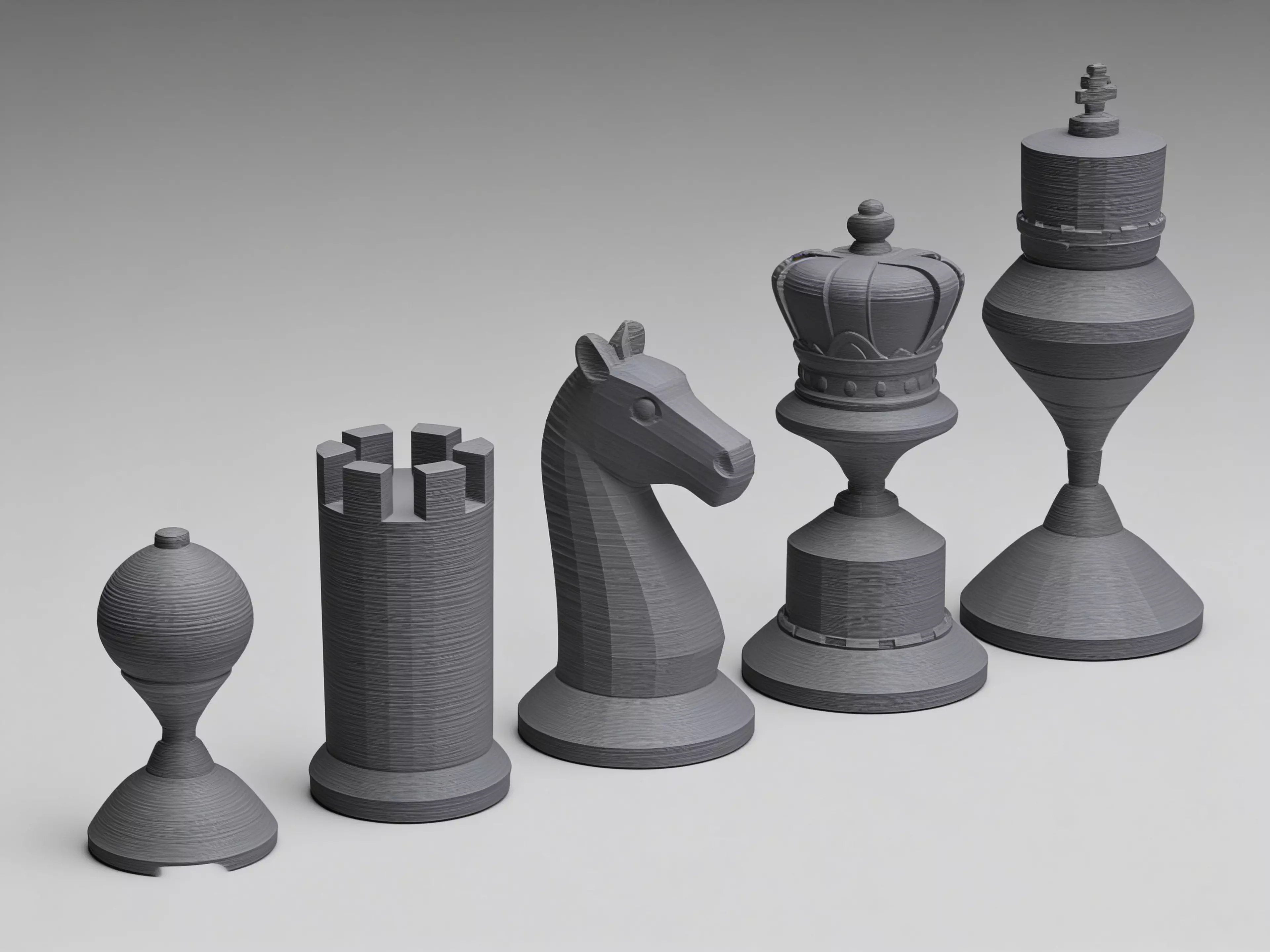 Original Medieval-fantasy Wizard Chess Set