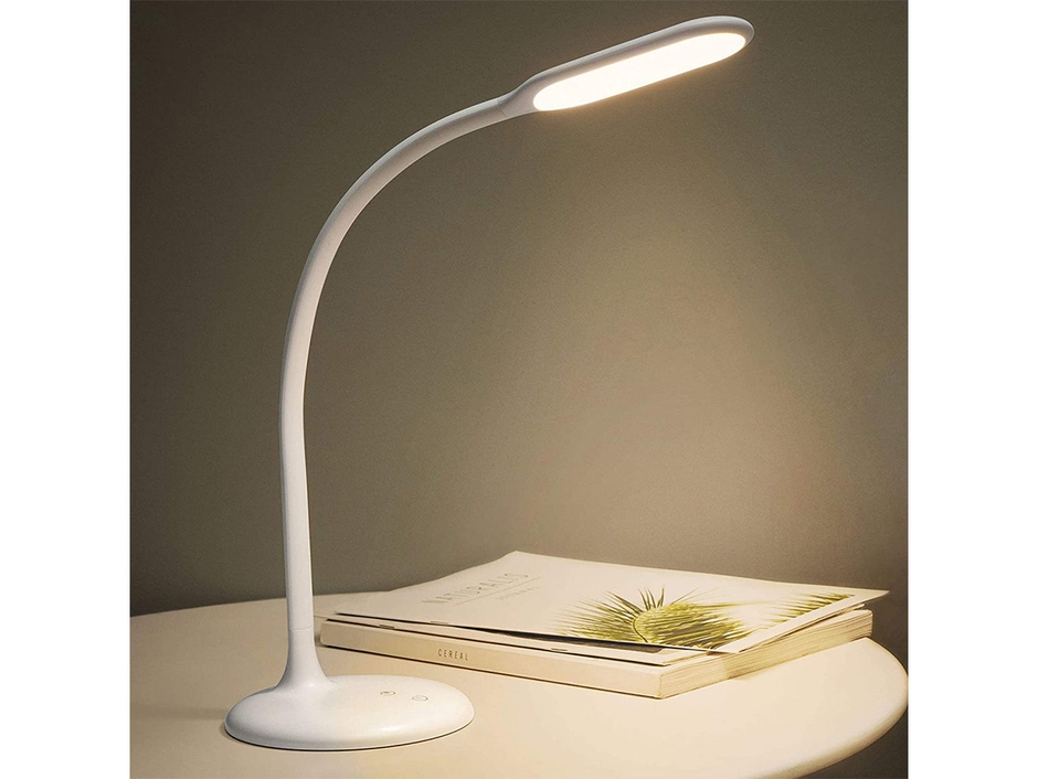6Blu Rechargeable LED Desk Lamp: Dimmable Reading Light