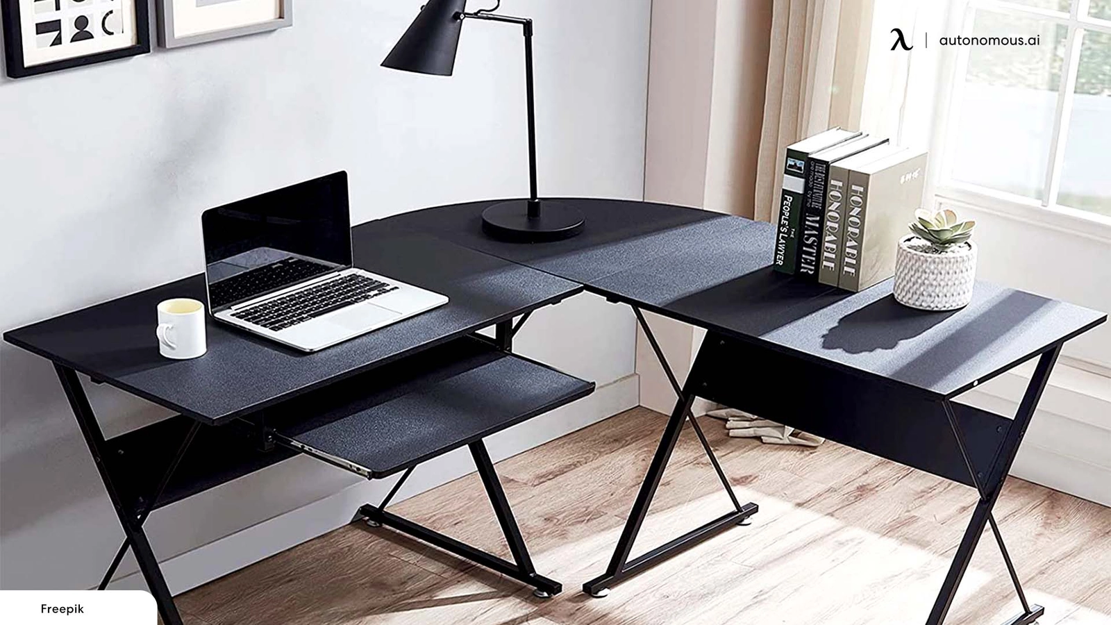 10 Best L-Shaped Desks with Keyboard Tray 2024