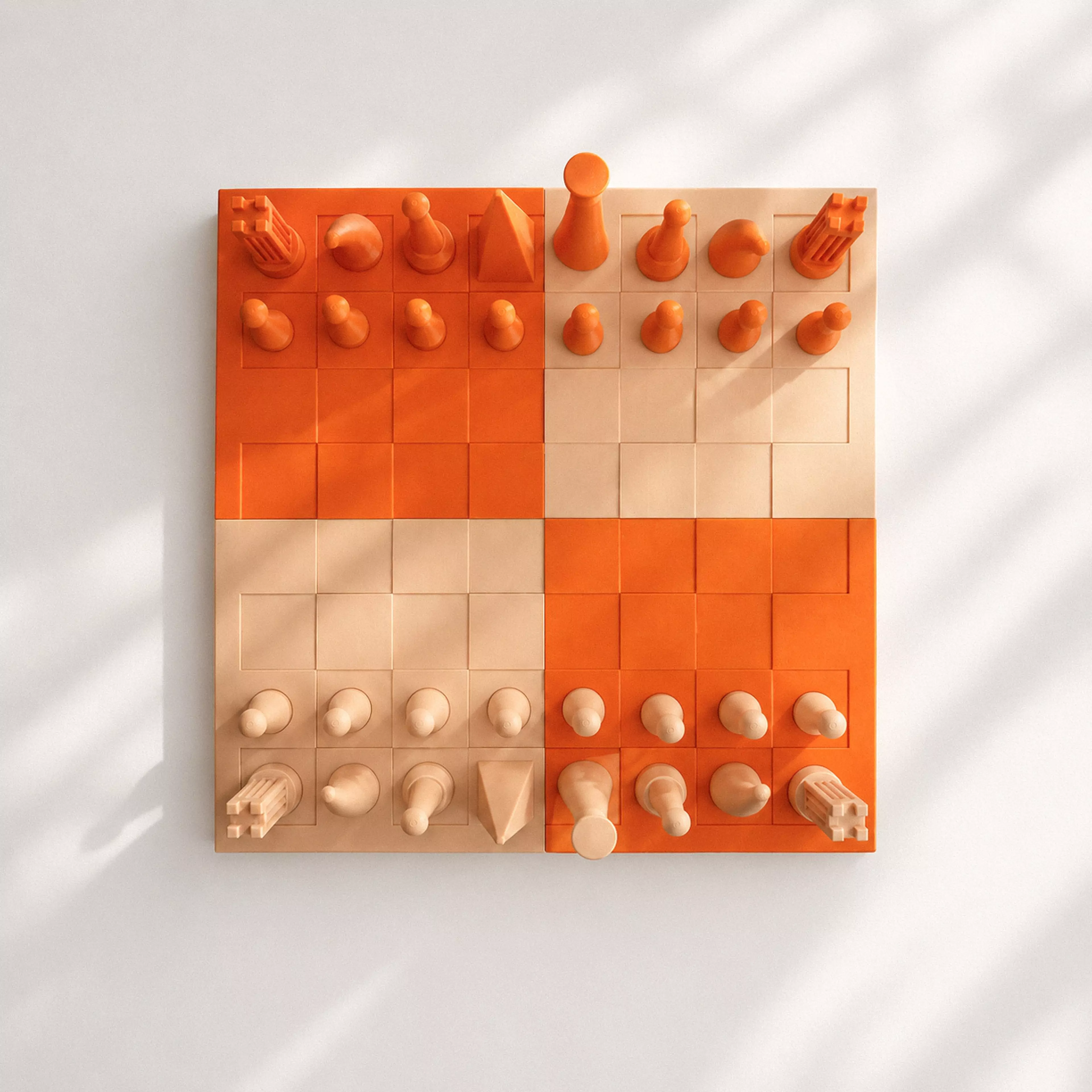 San Francisco Chess Set (F), printed: photo 1 of 5