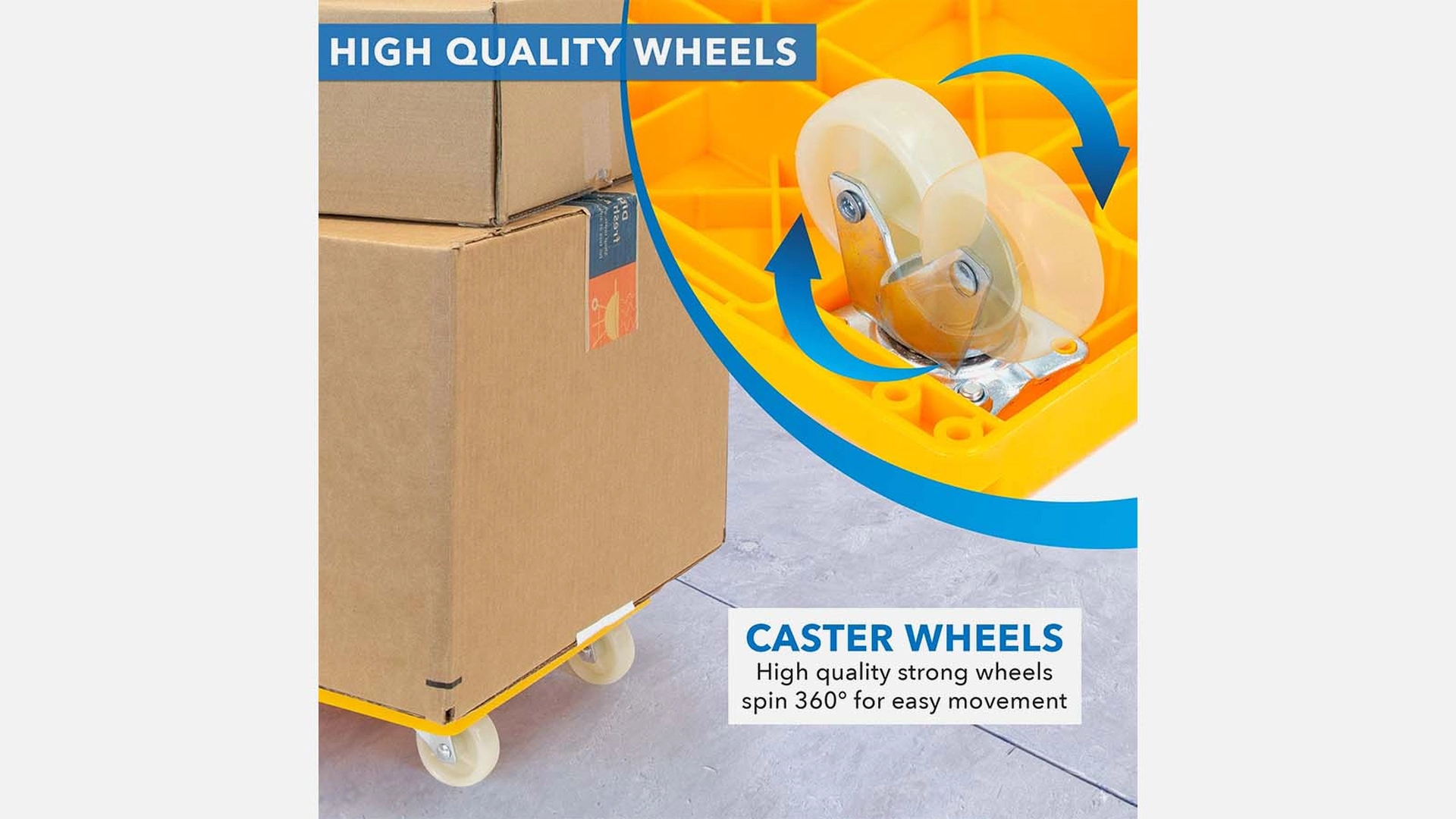 Mount-It! Small Platform Mover Dolly
