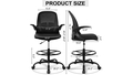 kerdom-primy-drafting-chair-pr-934-z-ergonomic-rolling-black - Autonomous.ai