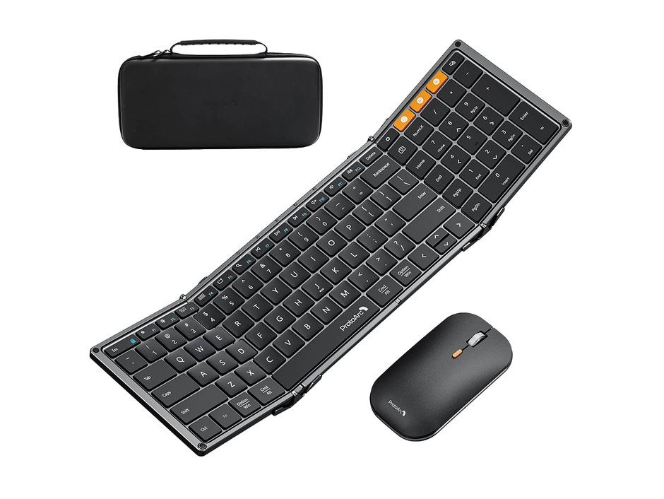 ProtoArc XKM01 Tri-Fold Bluetooth Keyboard and Mouse Combo