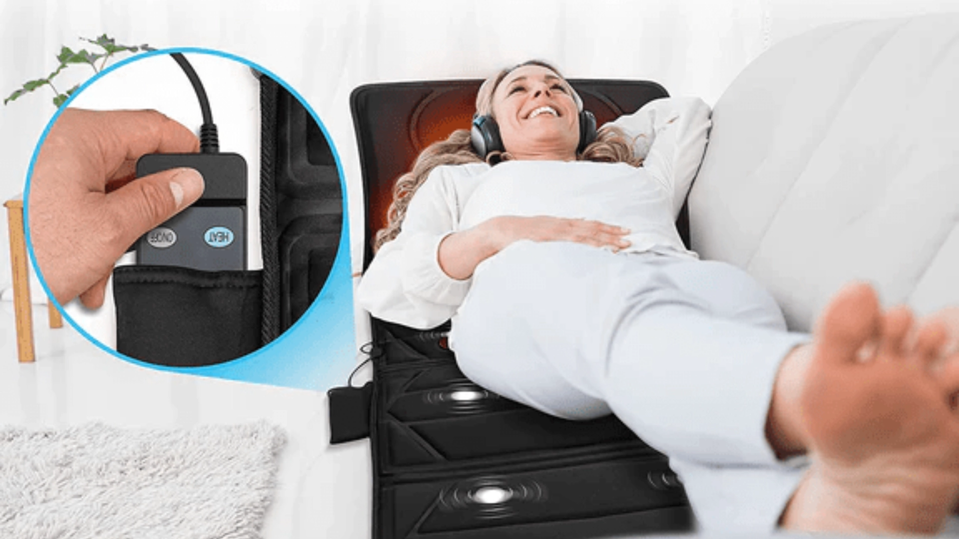 PURSONIC Massage Mat with Heat
