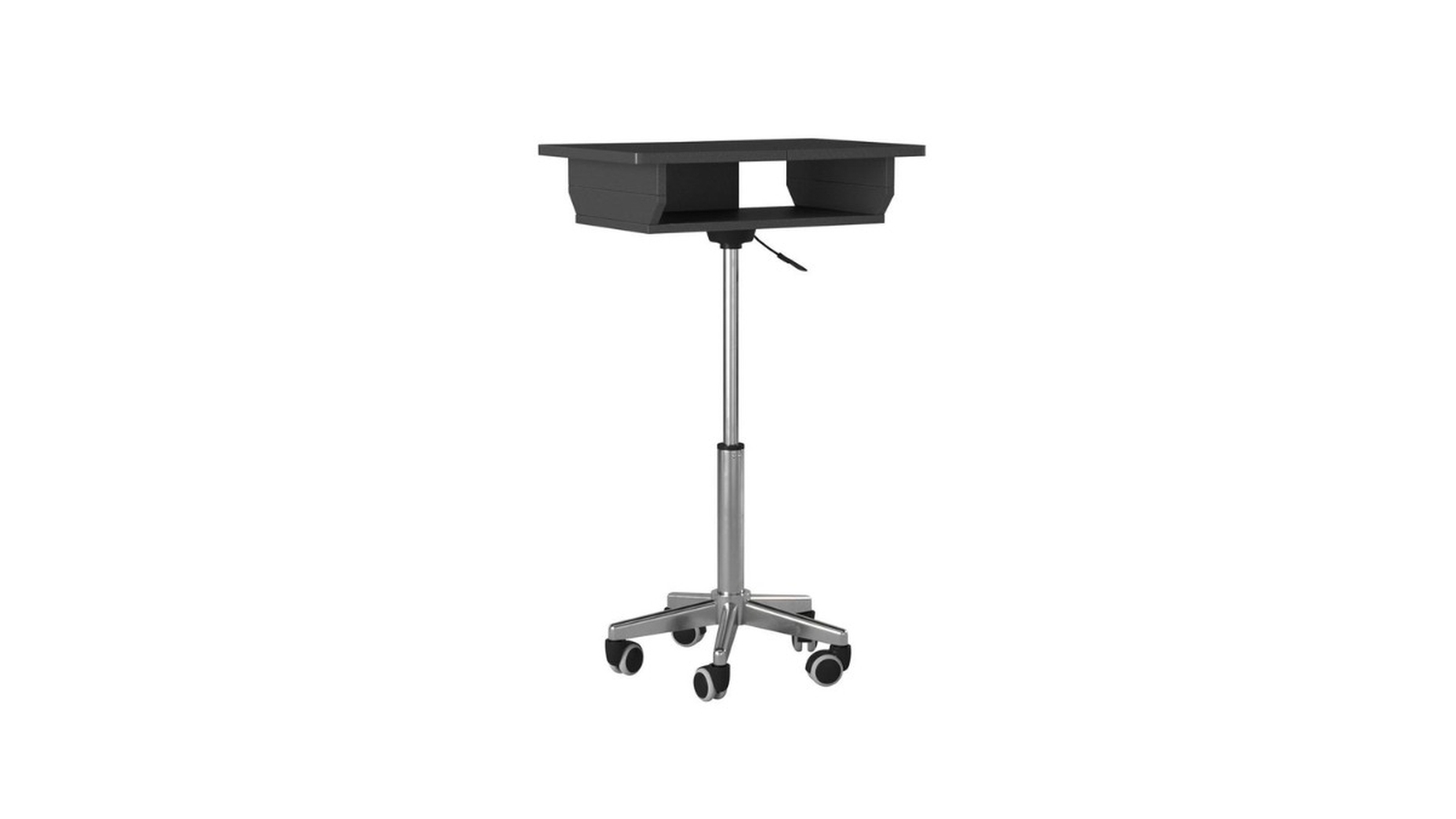 Trio Supply House Folding Table Laptop Cart Graphite