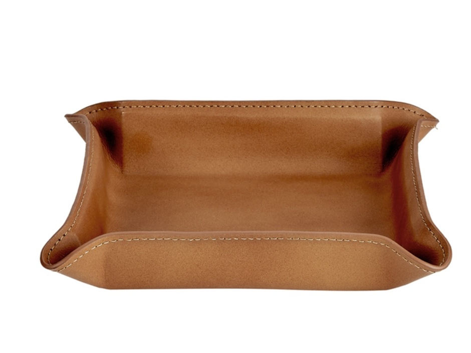 Graphic Image Moldable Bonded Leather Catchall