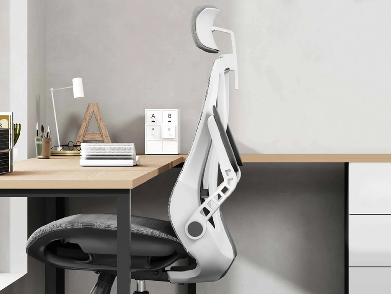 Logicfox Ergonomic Office Chair: Adjustable Breathable Mesh Seat Depth