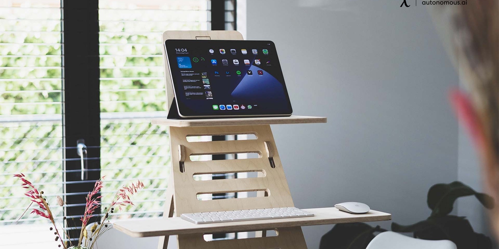 Top Desk Monitor Stand Risers For Sit Stand Switch