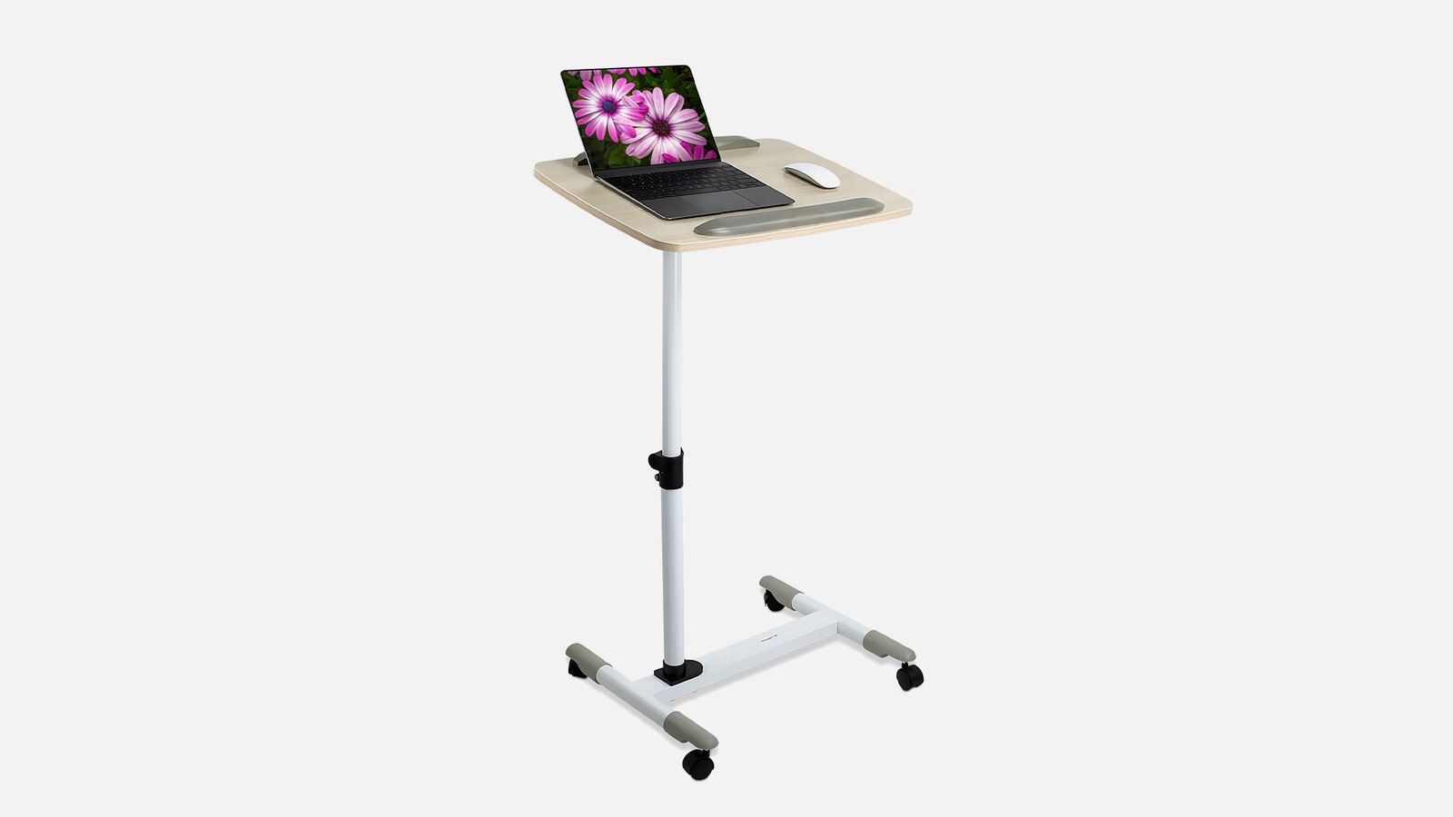 Height Adjustable Rolling Laptop Cart