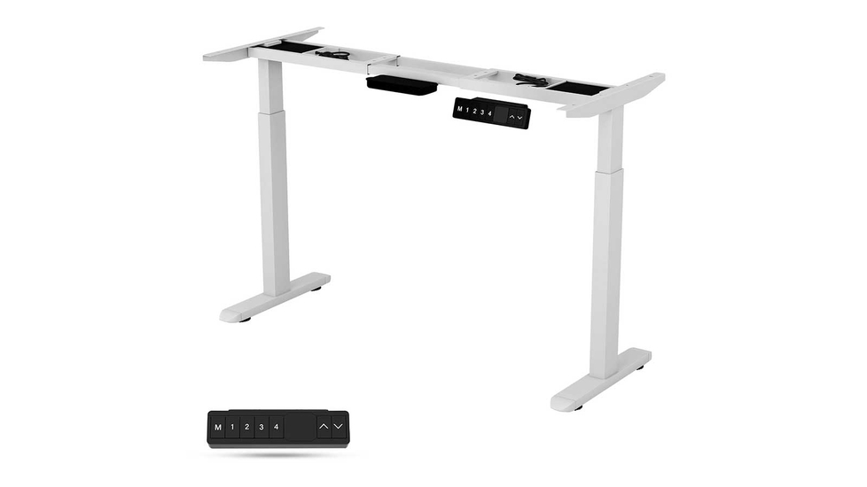 Electric Stand Up Desk Frame Dual Motor 2-stage Height Adjustable With Memory Controller - Autonomous.ai