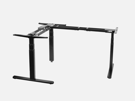Uncaged Ergonomics L-Shaped Standing Desk Frame