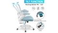 kerdom-office-chair-adjustable-armrests-light-blue - Autonomous.ai
