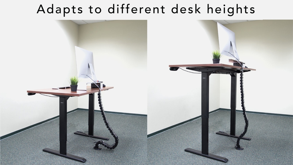 Standing Desk Cable Management | Mesh Cable Manager | Uprite Ergo