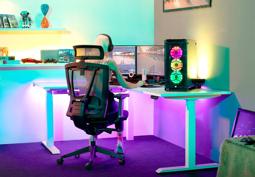 The gaming room