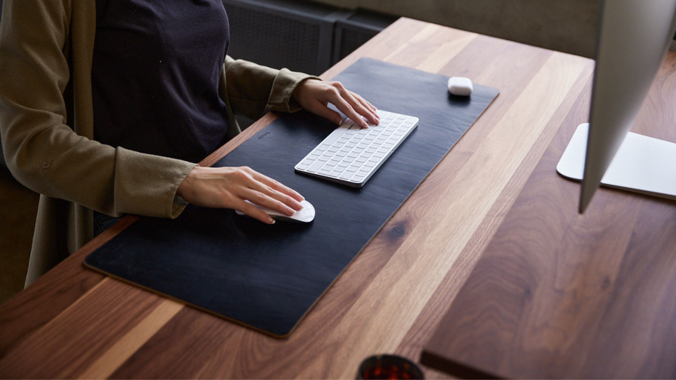 Walnut Solid Wood Standing Desk Achiever burotic