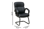 trio-supply-house-bonded-leather-chair-with-padded-arms-sled-base-bonded-leather-chair-with-padded-arms