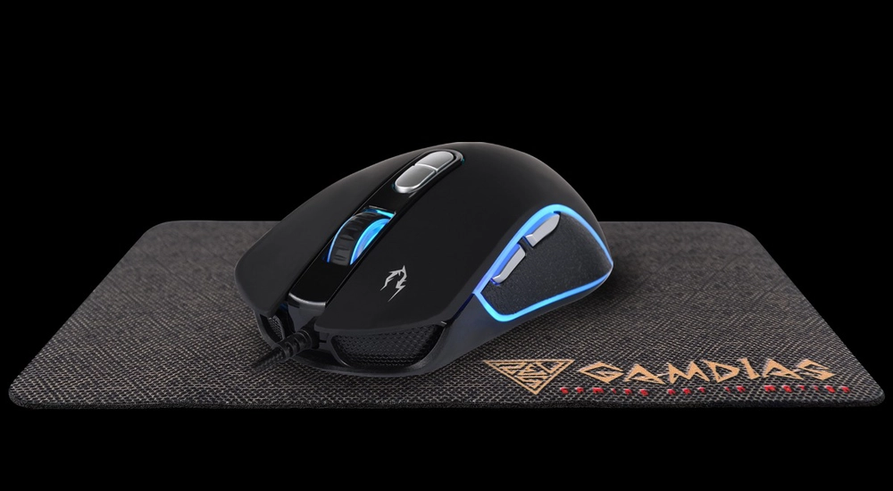 GAMDIAS ZEUS M3 RGB Mouse and Mouse Pad