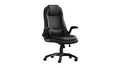 Trio Supply House Cushioned Black Leather Office Chair - Autonomous.ai