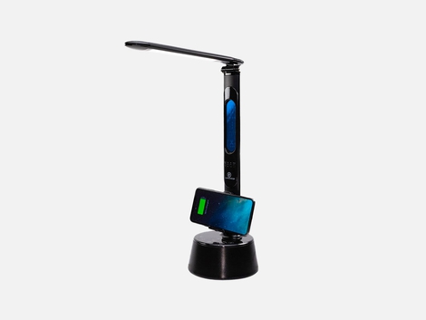Lumicharge LED Lamp with Wireless Charger & Speaker