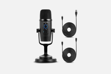 MOVO Desktop Microphone: with 2 Pickup Patterns