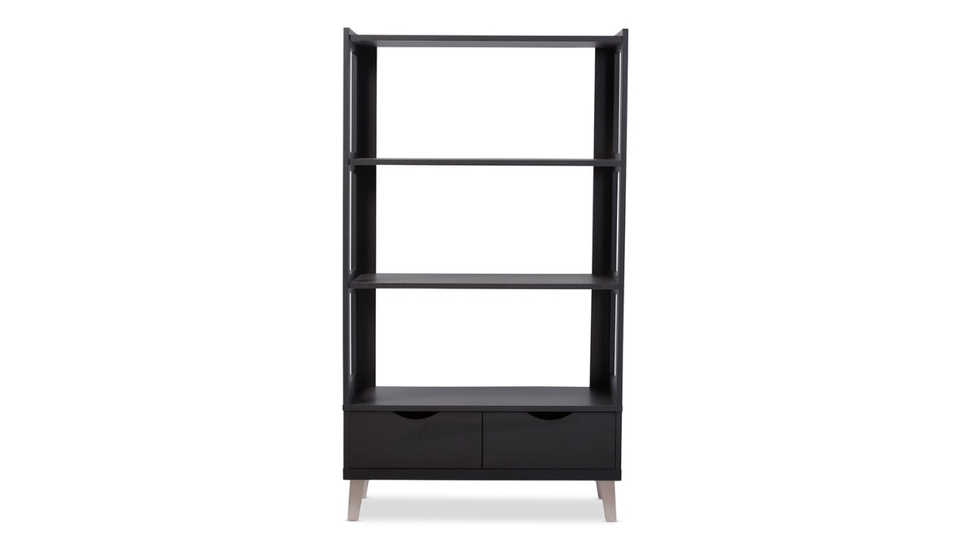 Skyline Decor Kalien Bookcase: With Display Shelves And Two Drawers - Autonomous.ai