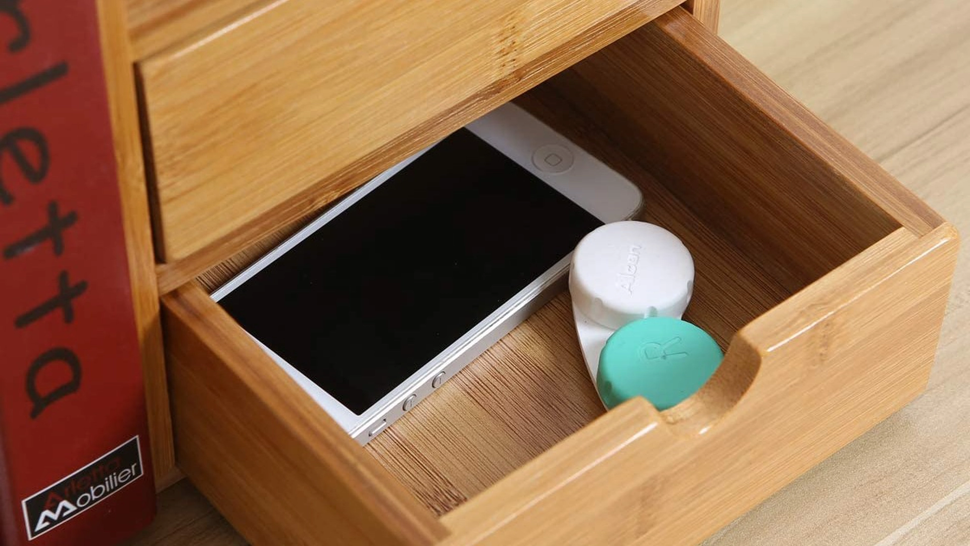 Maydear Extensible Desktop Book Rack: with Drawers