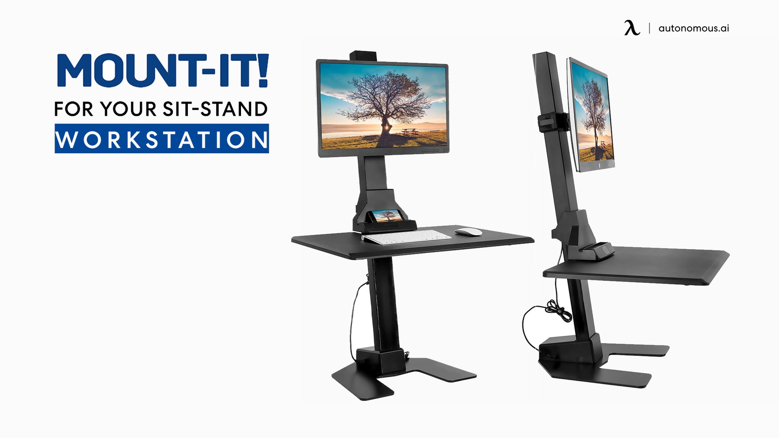 Mount-It! Standing Desks: 4 Best for Your Sit-Stand Workstation