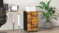 2-drawer-mobile-vertical-filing-cabinet-brown - Autonomous.ai