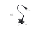 all-the-rages-1w-led-gooseneck-clip-light-desk-lamp-black