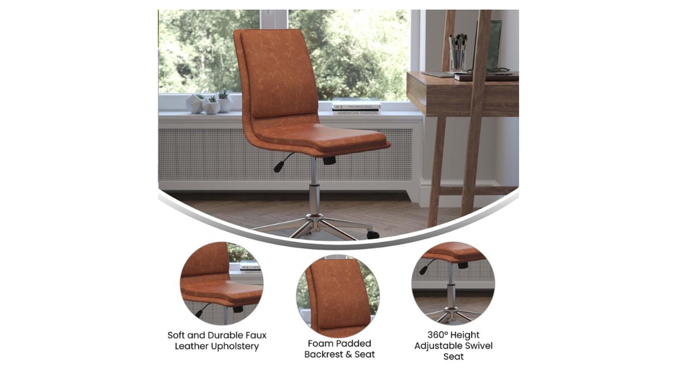 Static swivel clearance office chair