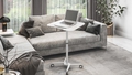 Techni Mobili White Sit to Stand Mobile Laptop Computer Stand - Autonomous.ai