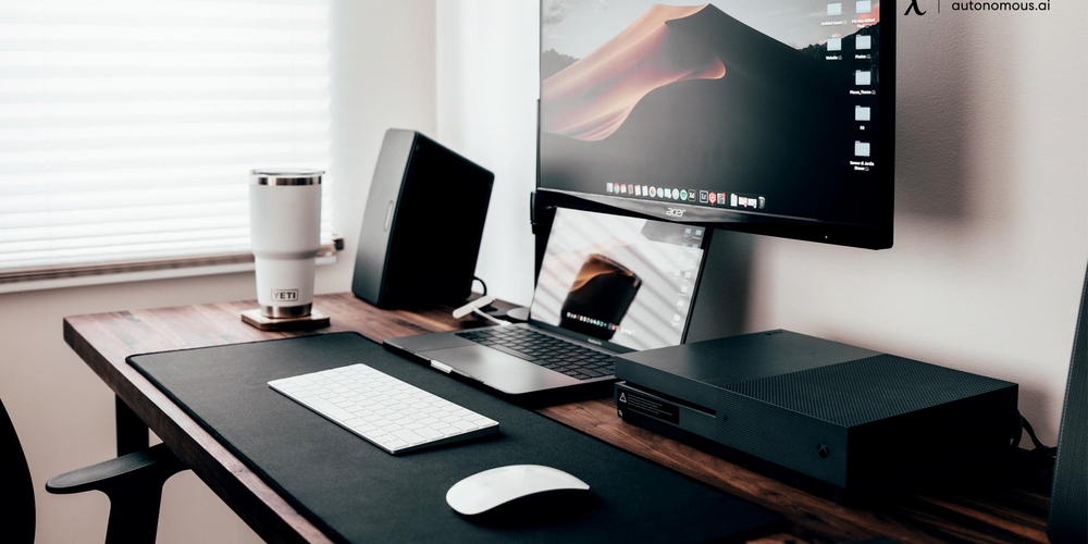All 25 Black Desk Setup Ideas from Famous Influencers