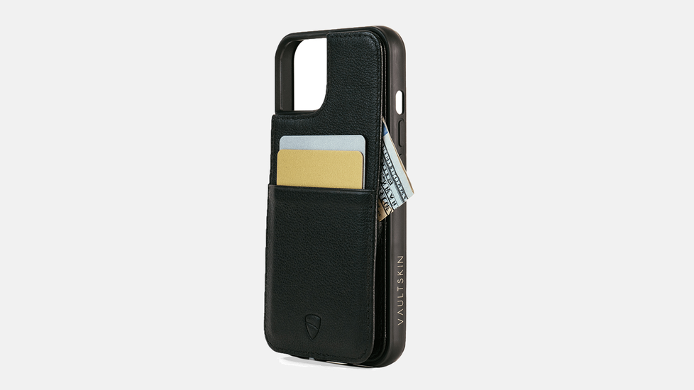 Vaultskin ETON ARMOUR - Leather Wallet Case for iPhone 12 / 12 Pro