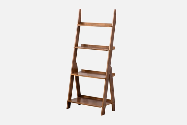 Maydear Ladder Bookshelf (4 tier): Premium Bamboo