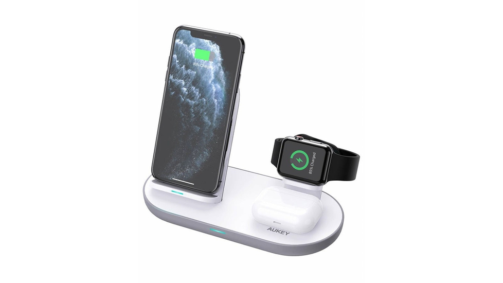 Wireless Charging Dock: Charge iPhone, AirPods, and Apple Watch