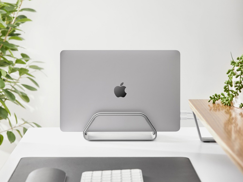 HumanCentric Aluminum Vertical Laptop Stand for MacBook: MacBook Color