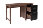 skyline-decor-computer-desk-with-metal-drawers-oak-wood-finish-computer-desk-with-metal-drawers