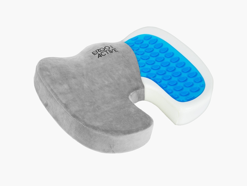 Mount-It! MI-1201 ErgoActive Cool Gel Seat Cushion for Chair