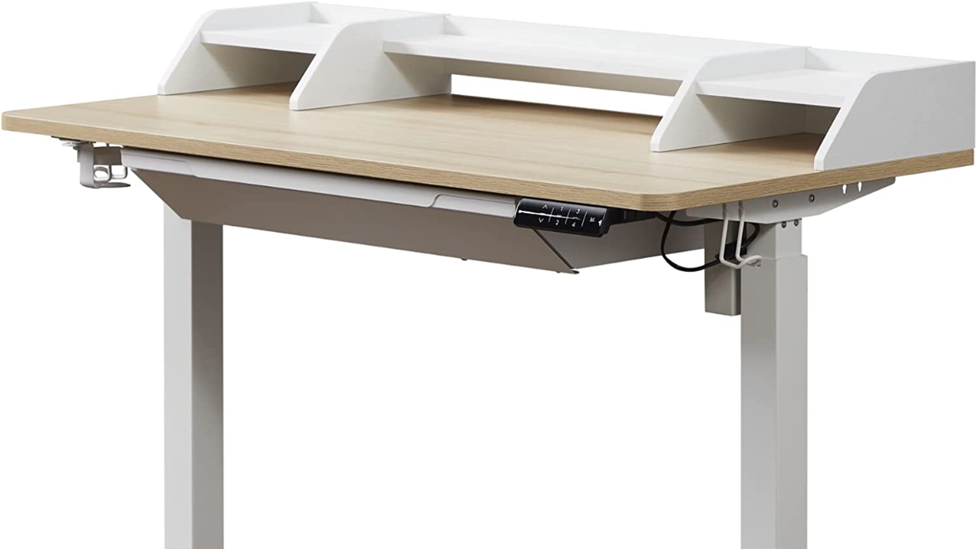 Kowo K3041 Standing Desk: Pegboard & Drawer