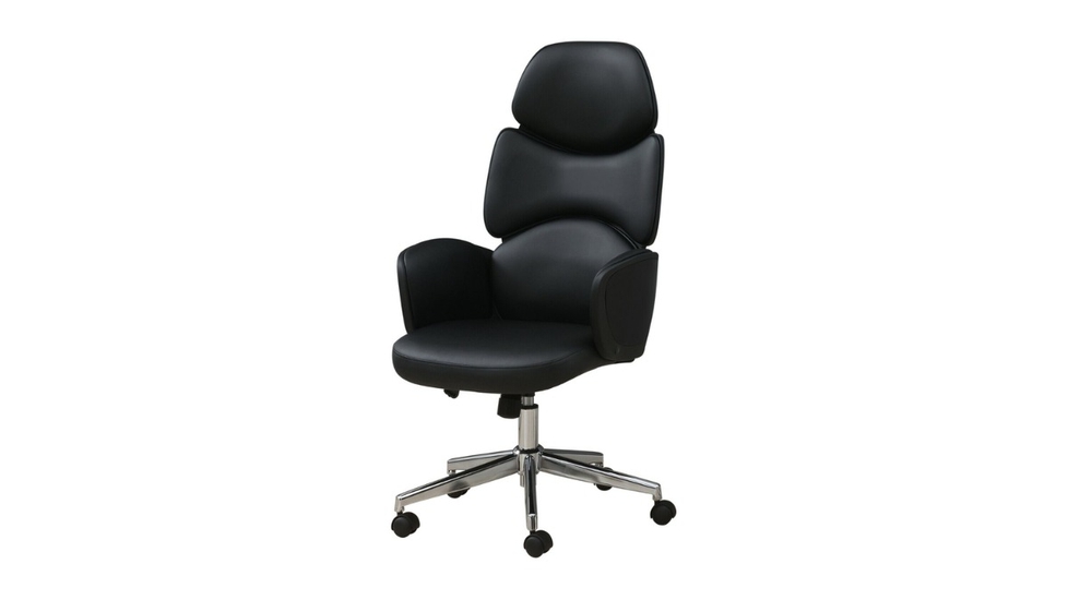 Leather look hotsell office chair