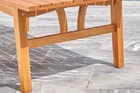 Kapalua Honey Nautical Eucalyptus Outdoor Sofa Table - Kapalua Honey Nautical Eucalyptus Outdoor Sofa Table