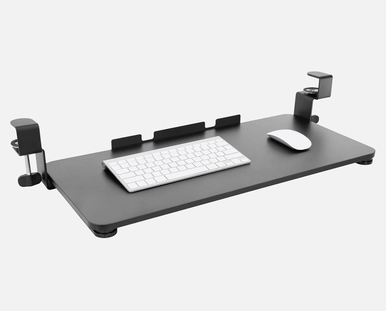 Mount-It! Under Desk Keyboard Tray: Clamp-On