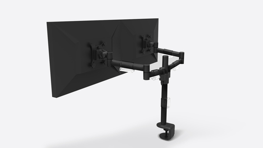Dual Monitor Arm Desk Mount By Autonomous, Dual Monitor Arms Desk Mount