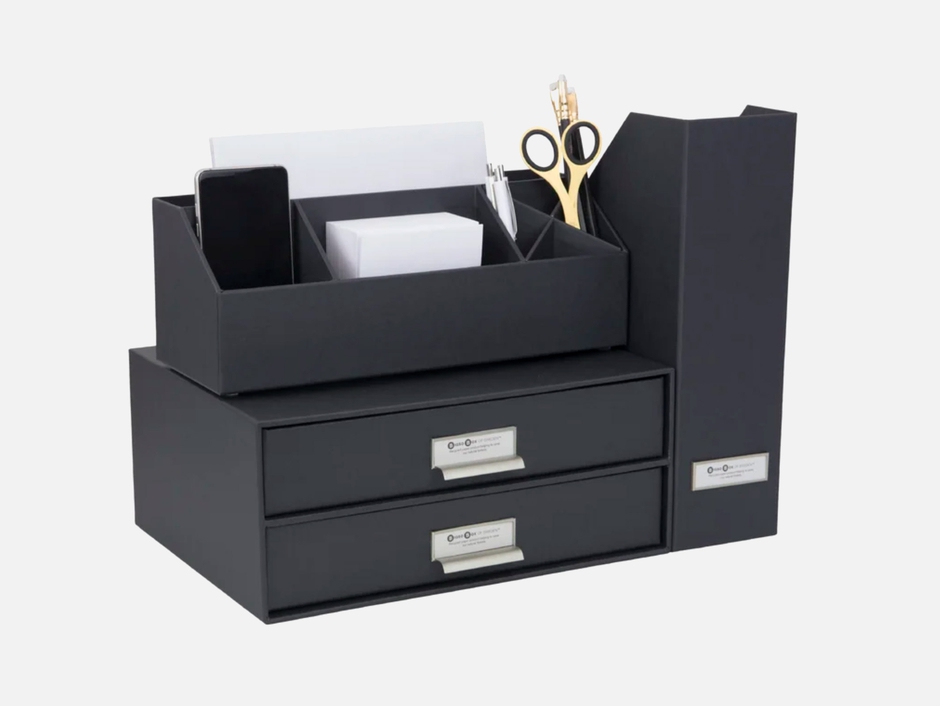 Bigso 3-piece Office Organizer Kit: Label Holder Handle