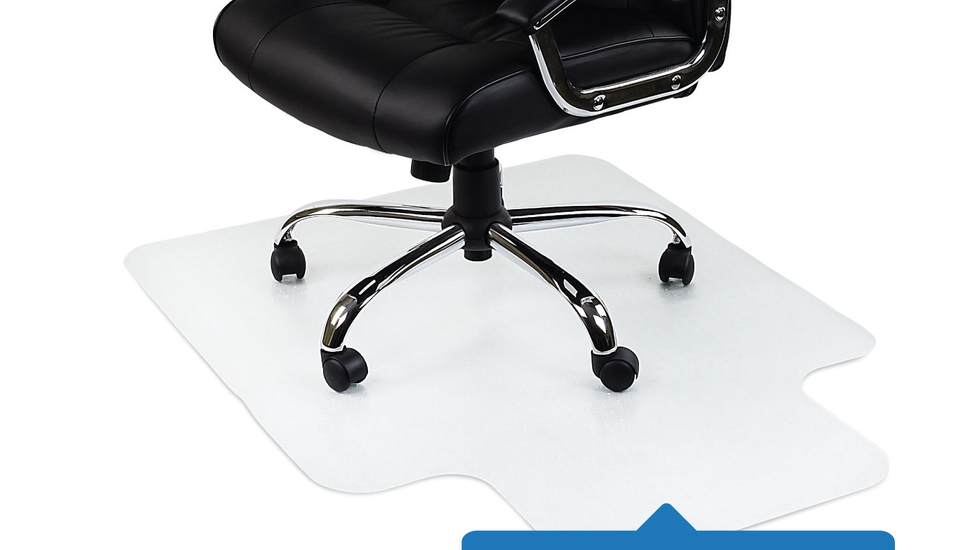 Mount It Clear Studded Office Chair Floor Protector