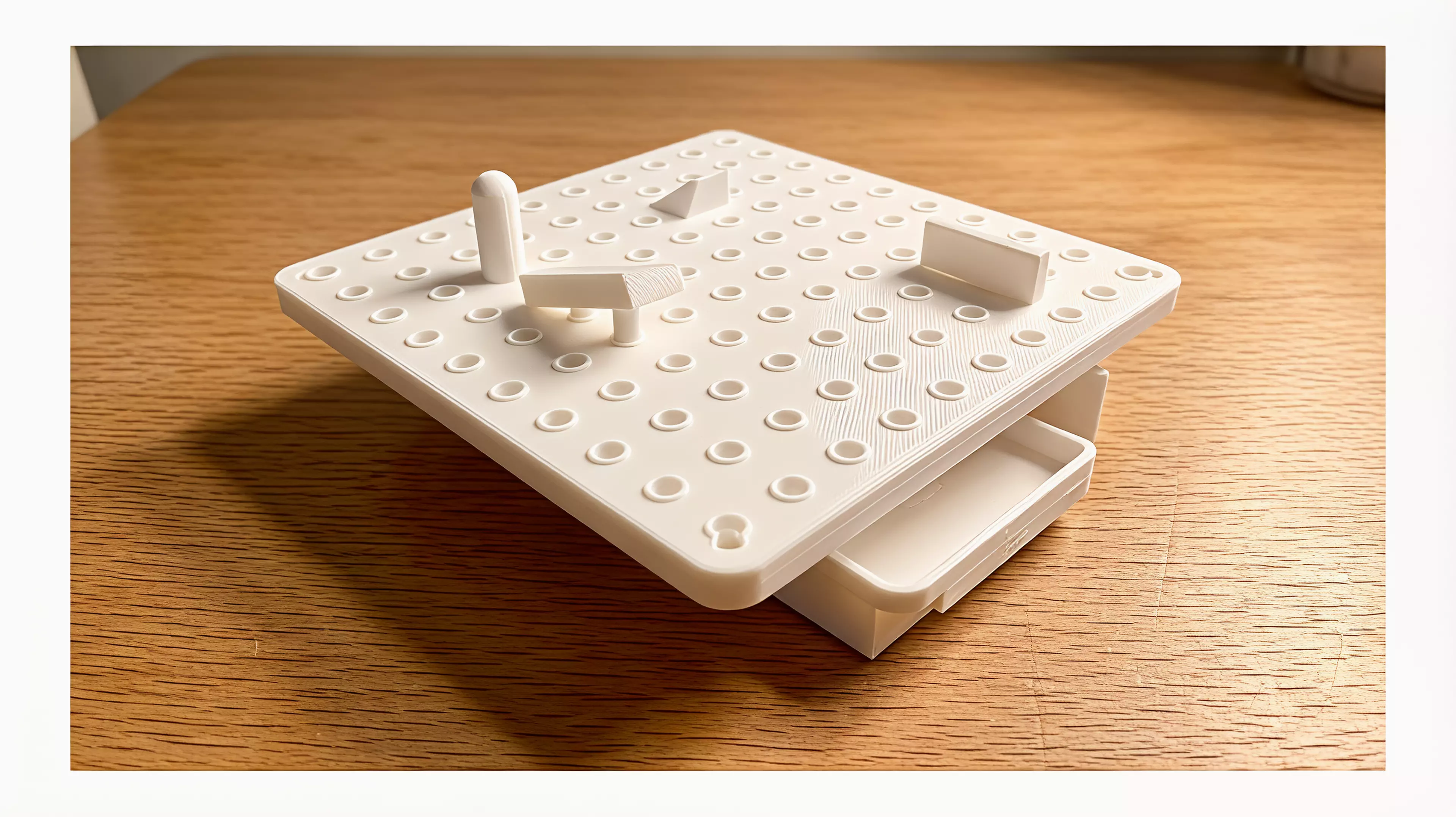 # ORACLE — Agent Build Spec (v1.0)

**Role:** I am the AI 3D-printing agent. My job is to design, validate, and print a
*reconfigurable chaotic ball-fall black box* that a 1–5 player deduction game (ORACLE)
can probe by dropping balls and reading exit chutes.

**Ground rule:** the game only works…